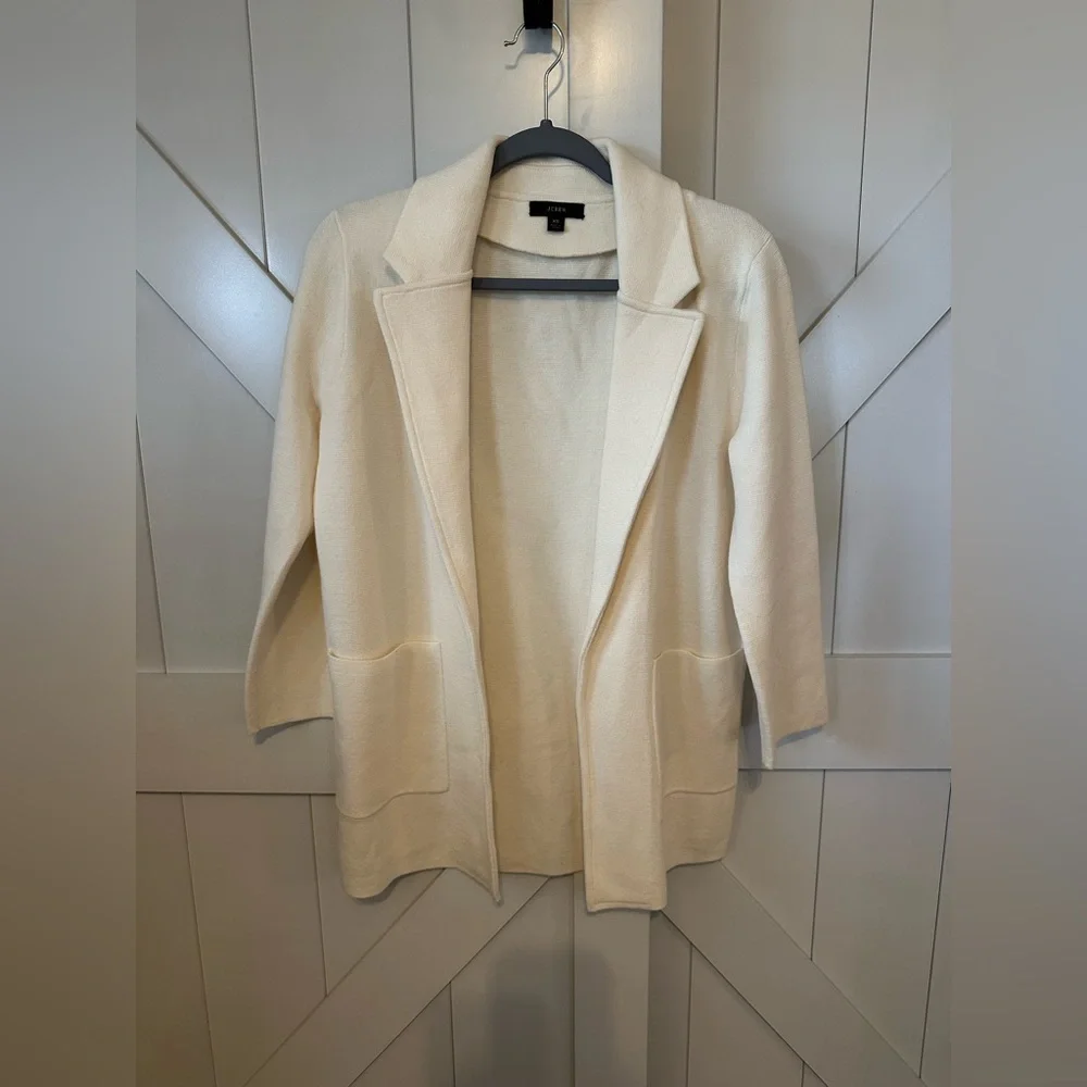 NWOT J Crew Sophie sweater blazer - size XS - Picture 2 of 3